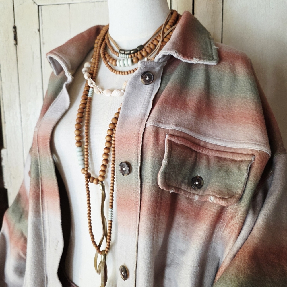 NWT Free People Ruby Shaket Marzipan M - Picture 6 of 14